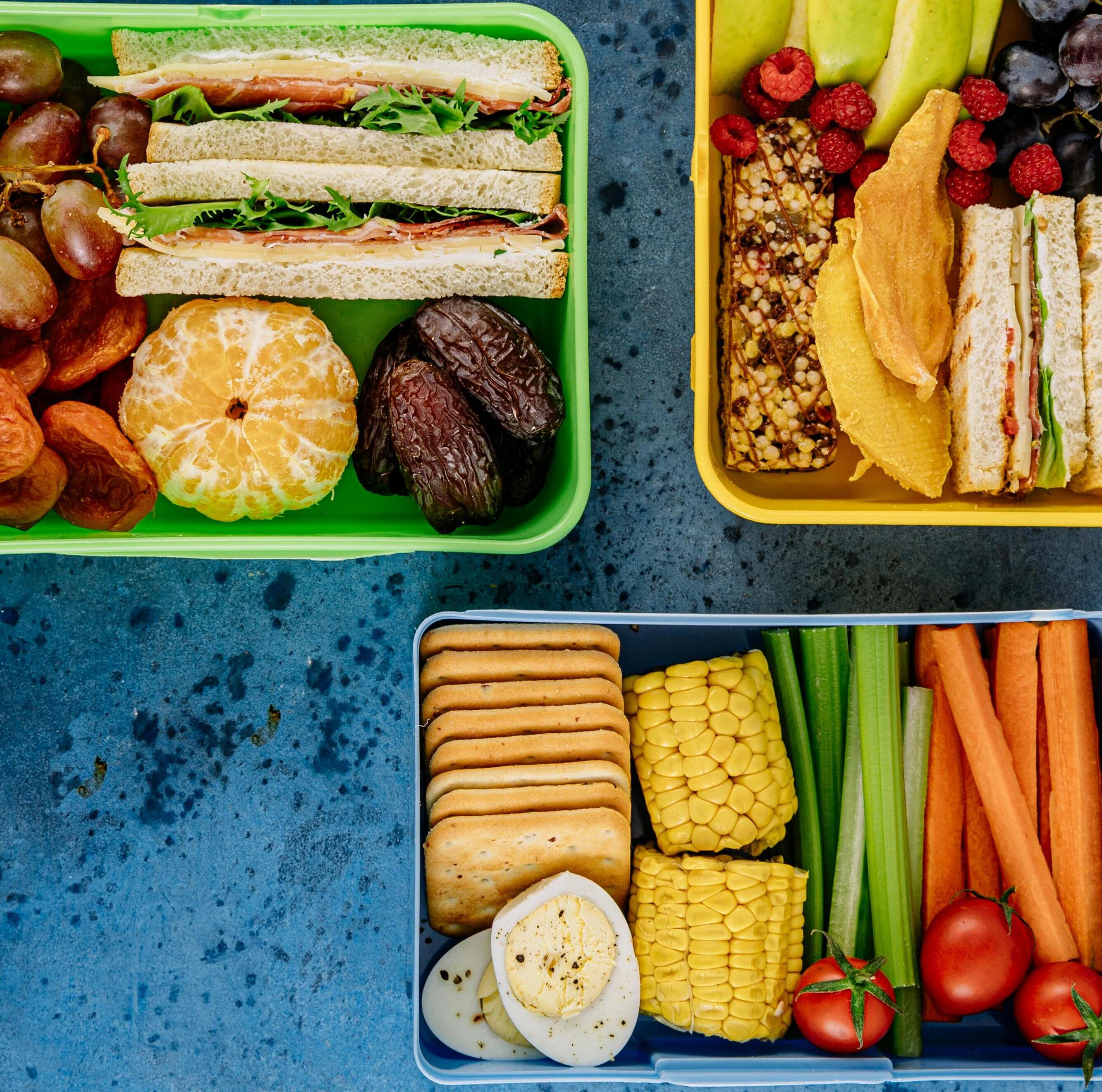 Ideas de bocadillos y meriendas sanas para niños