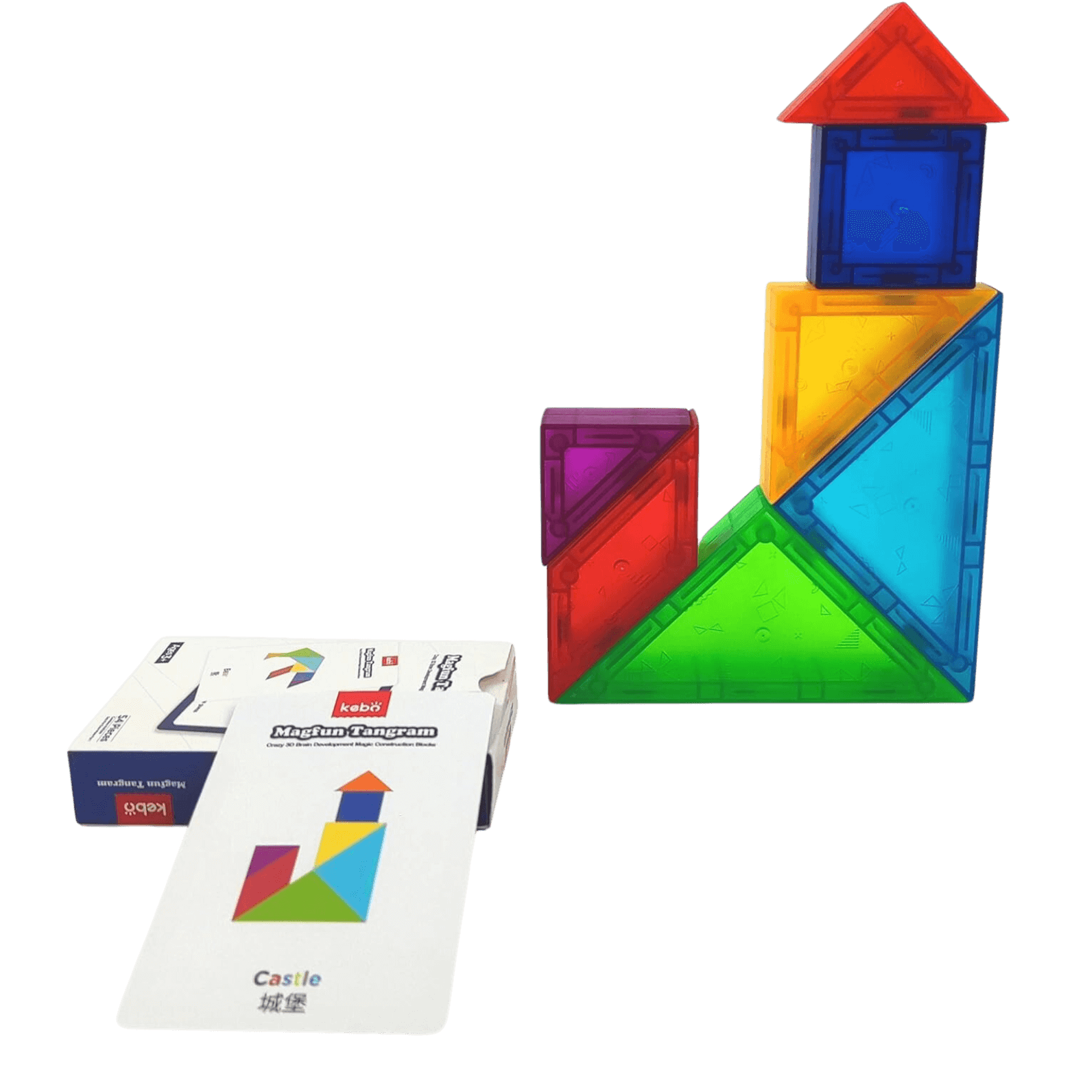 Tangram 3D Magnético Clásico