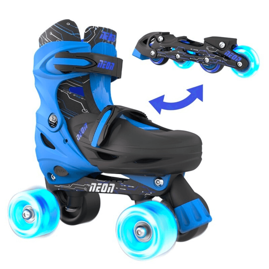 Neon Blue Skates 34 - 37