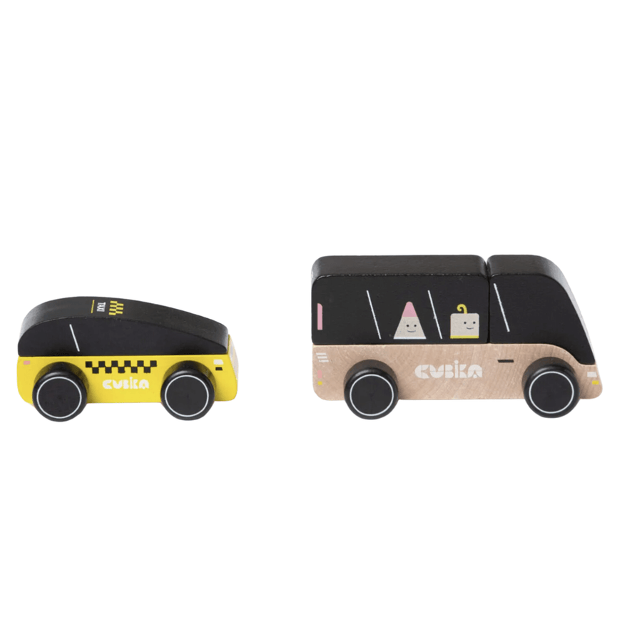 City Bus and Taxi