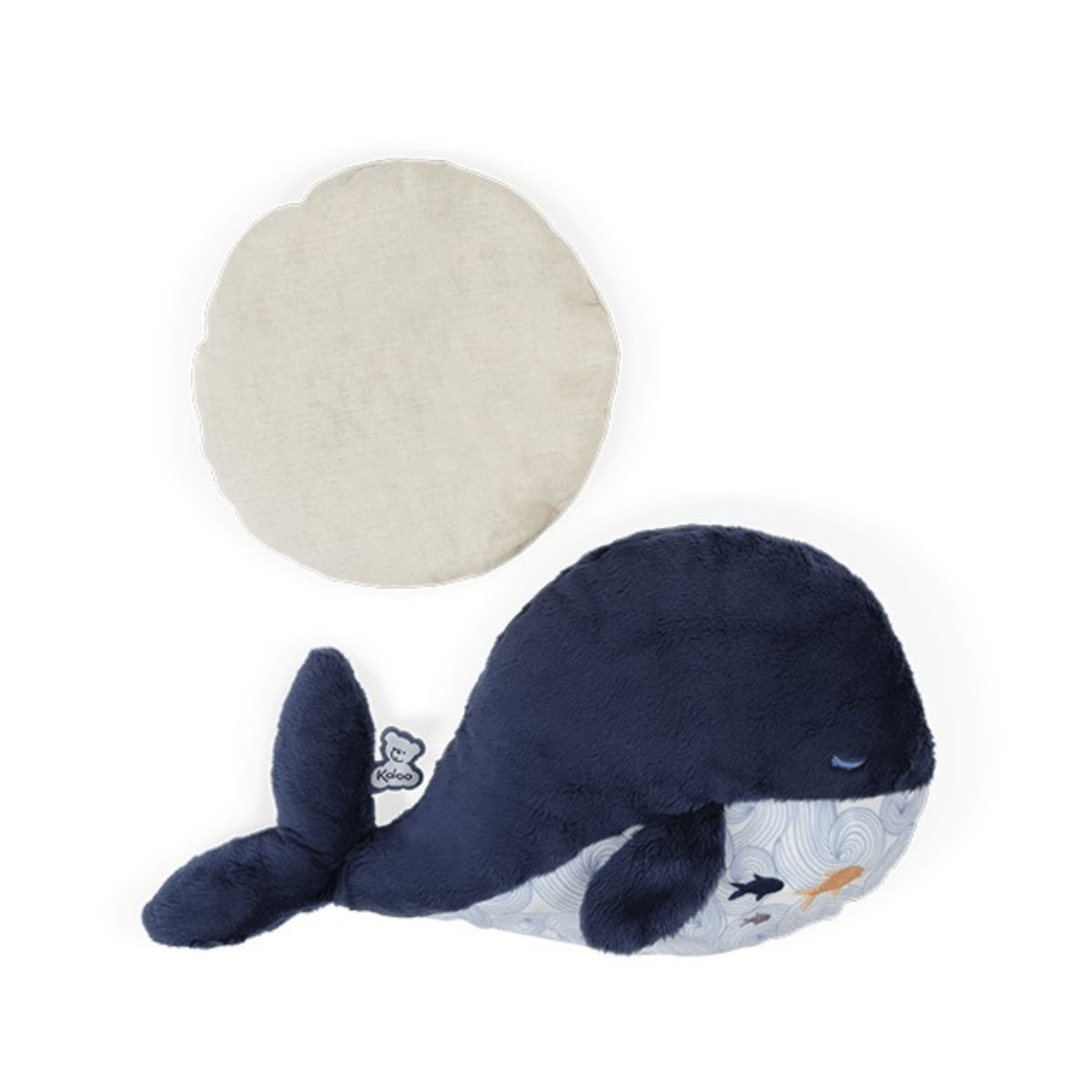 ballena de peluche calor y frio