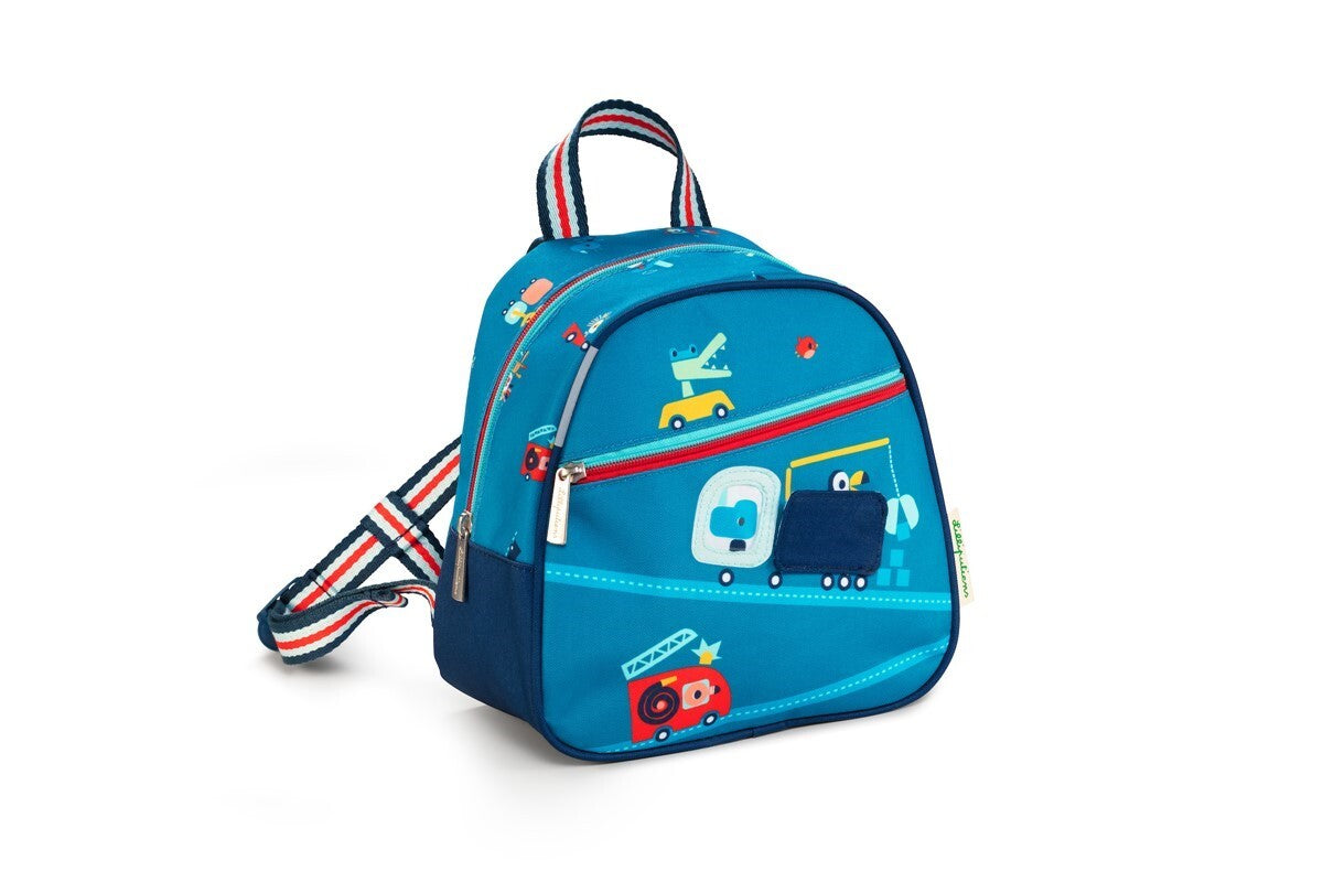 mochila azul