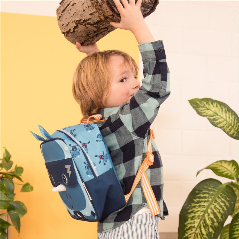 mochila azul