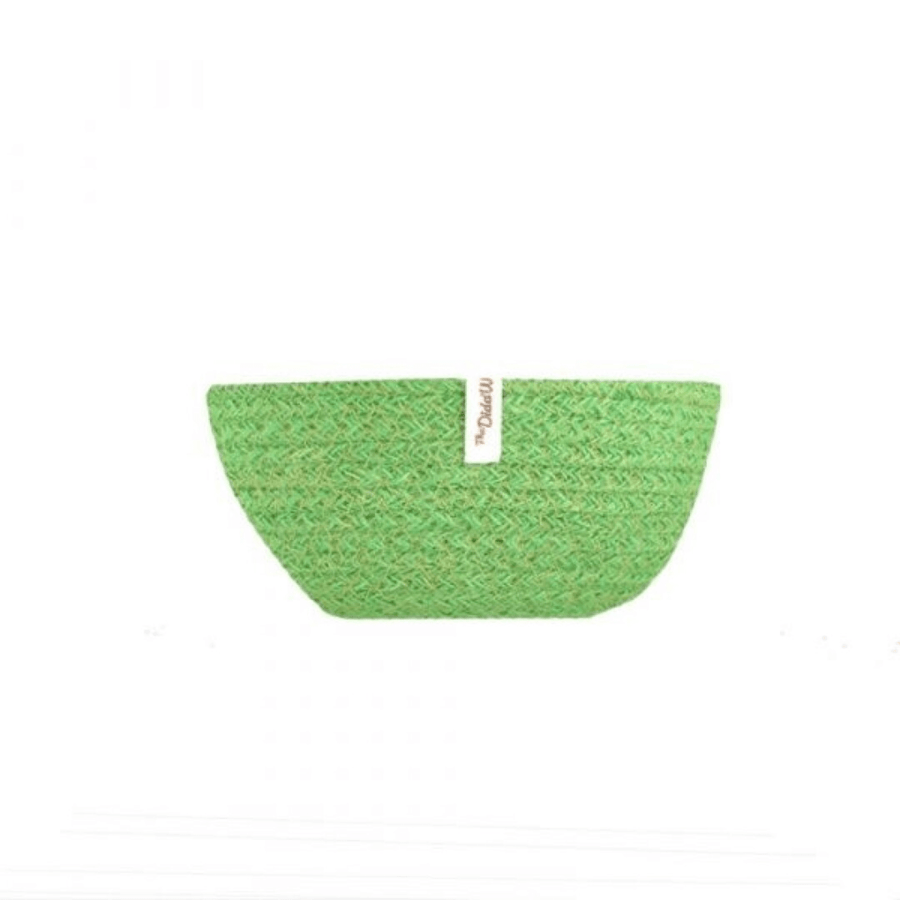 cuenco yute verde