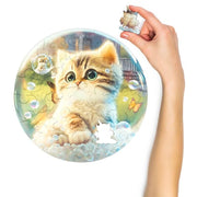 Wooden Puzzle Kitten