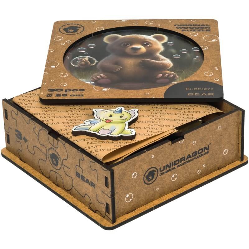 Wooden Puzzle Bear