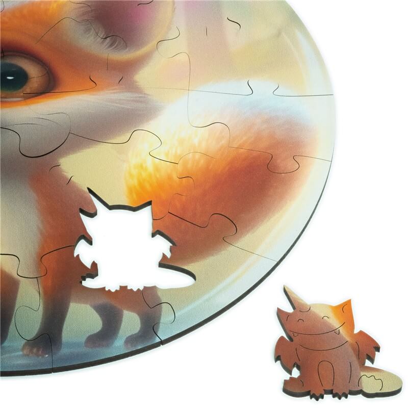 Wooden Fox Puzzle