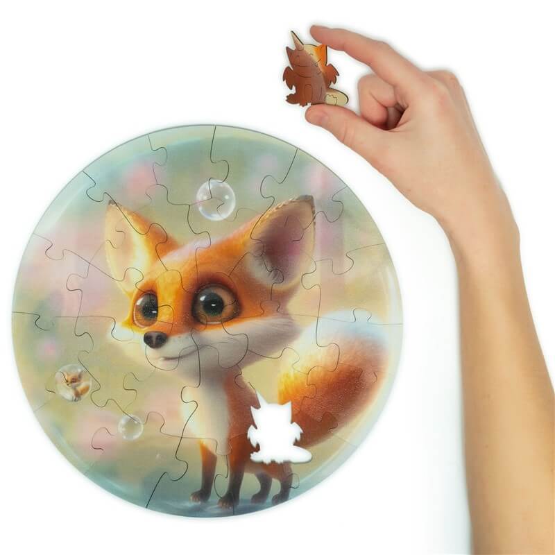 Wooden Fox Puzzle