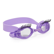 Lilac Water Glasses with Eyelashes