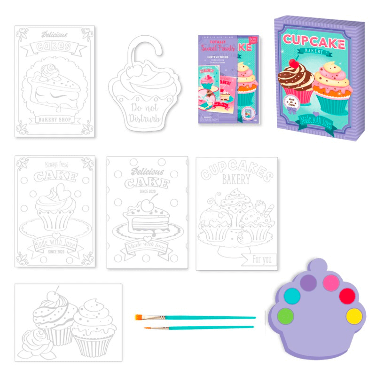Watercolor Cupcake