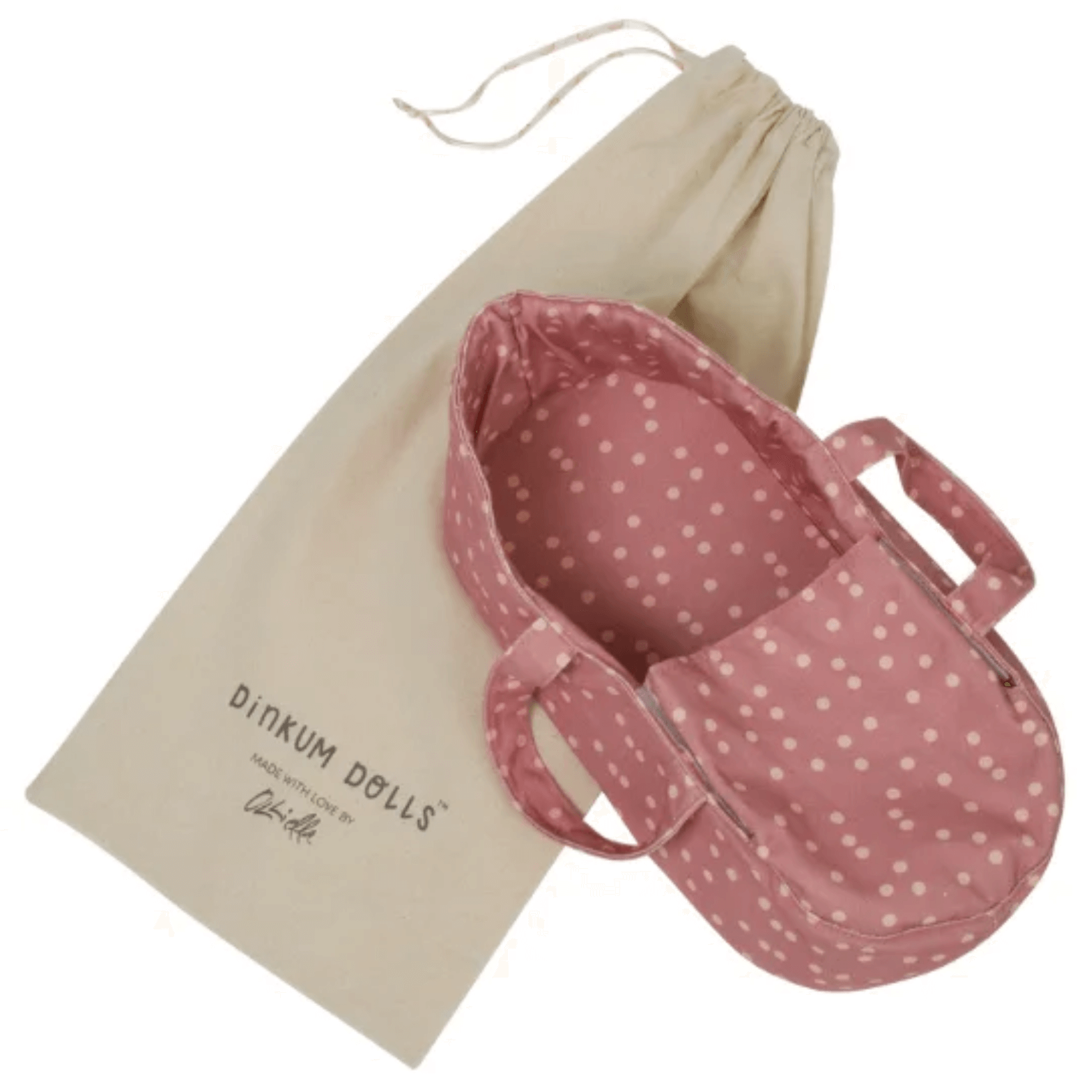 Mini polka dot crib