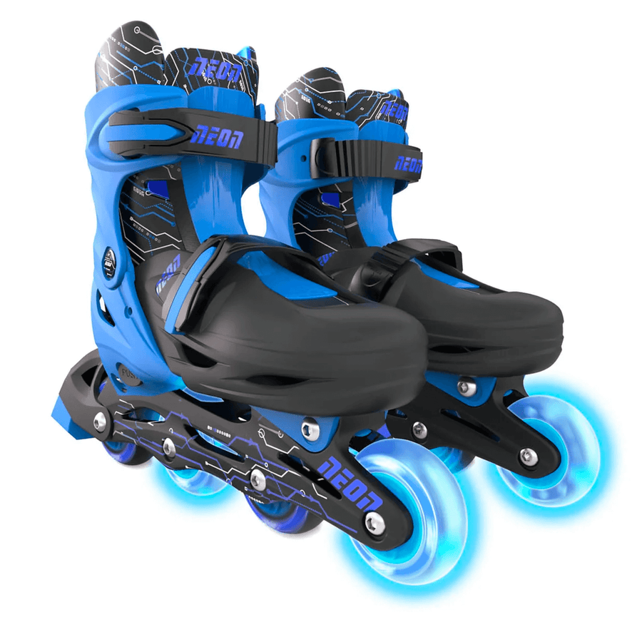 Neon Blue Skates 34 - 37
