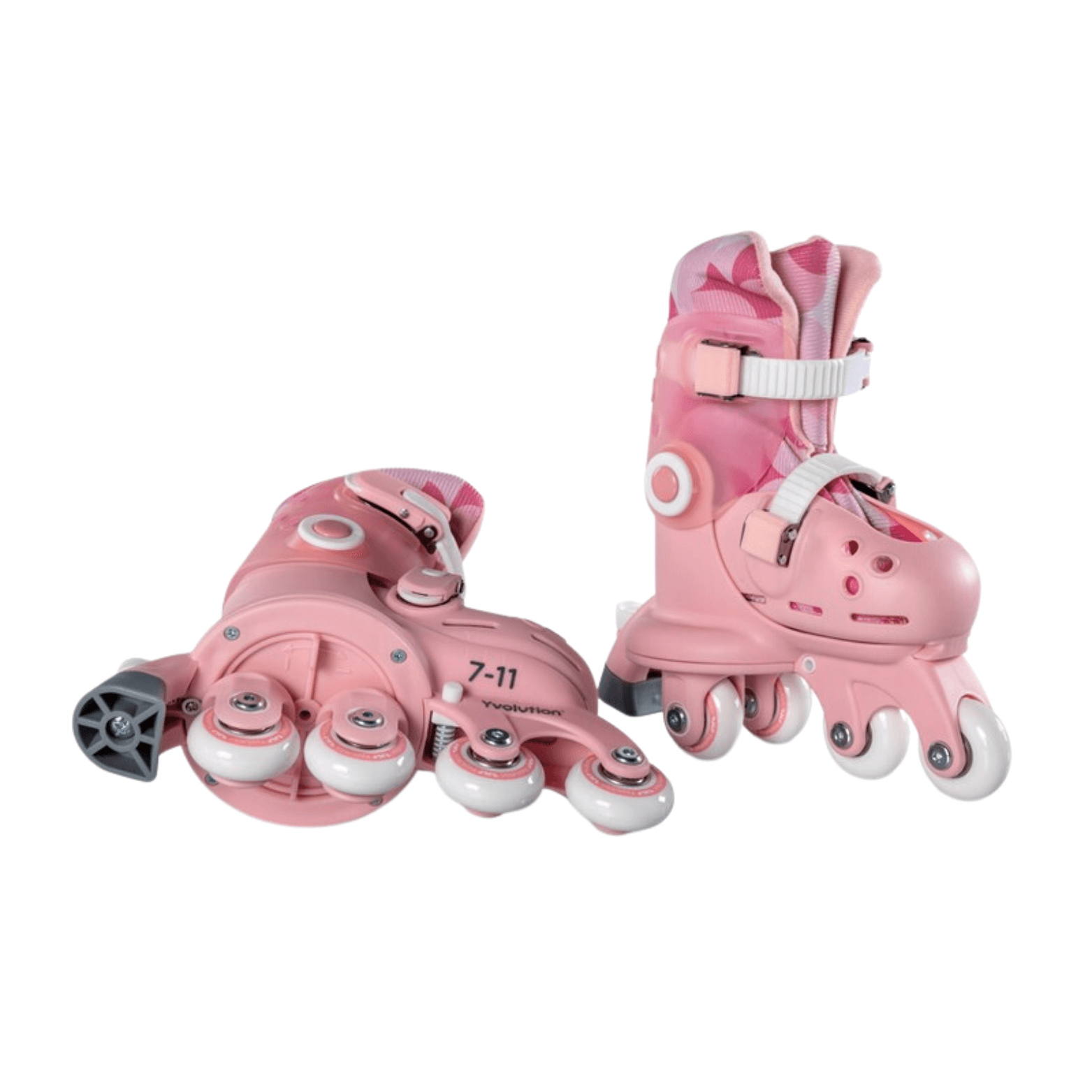 patines color rosa pequeños