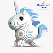 Animals 3D - Unicorn blau