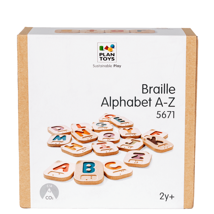 Double-sided Braille alphabet