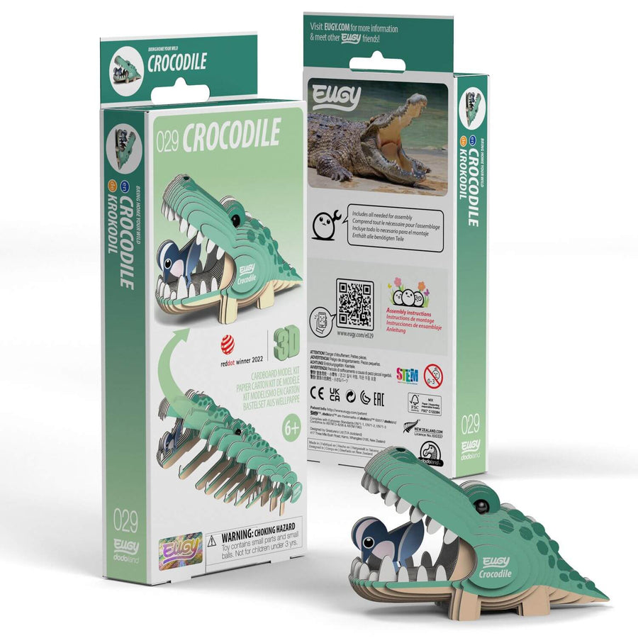 Animales 3D - Cocodrilo