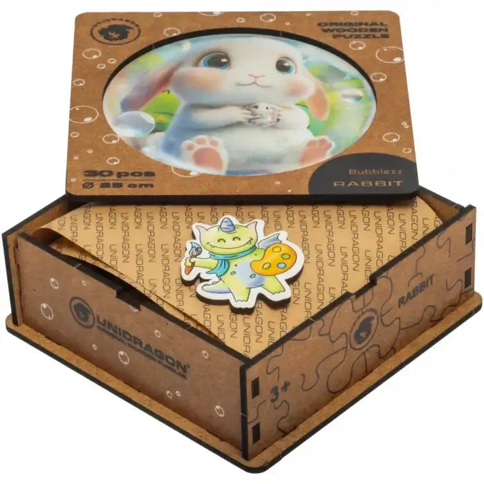 Wooden Puzzle Bunny
