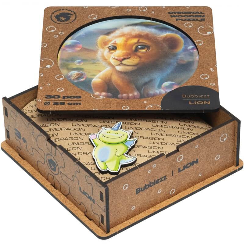 Wooden Lion Puzzle