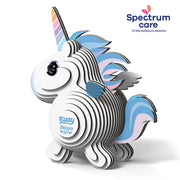 Animals 3D - Unicorn blau