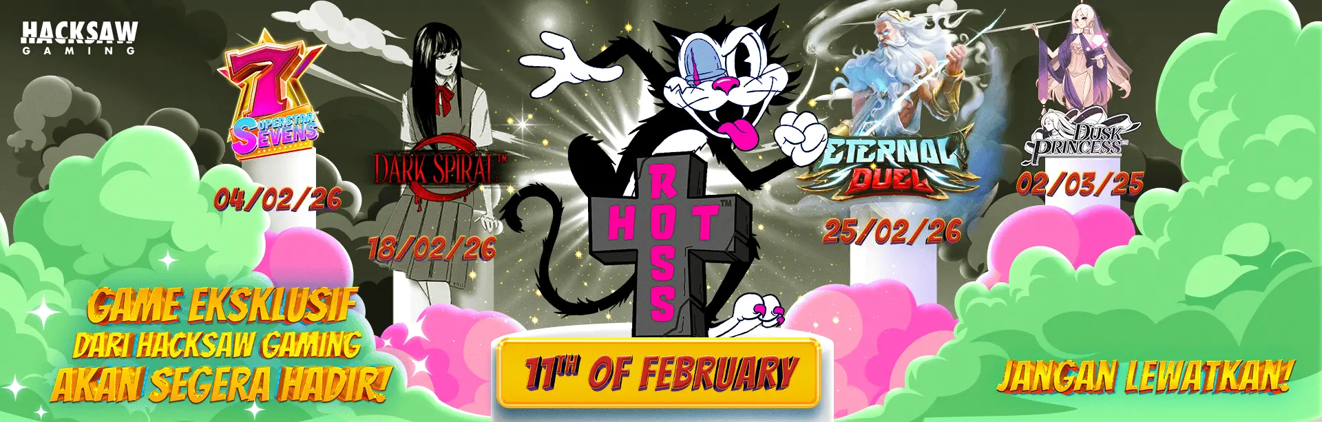 HACKSAW - HOT ROSS GAME PROMO BANNER